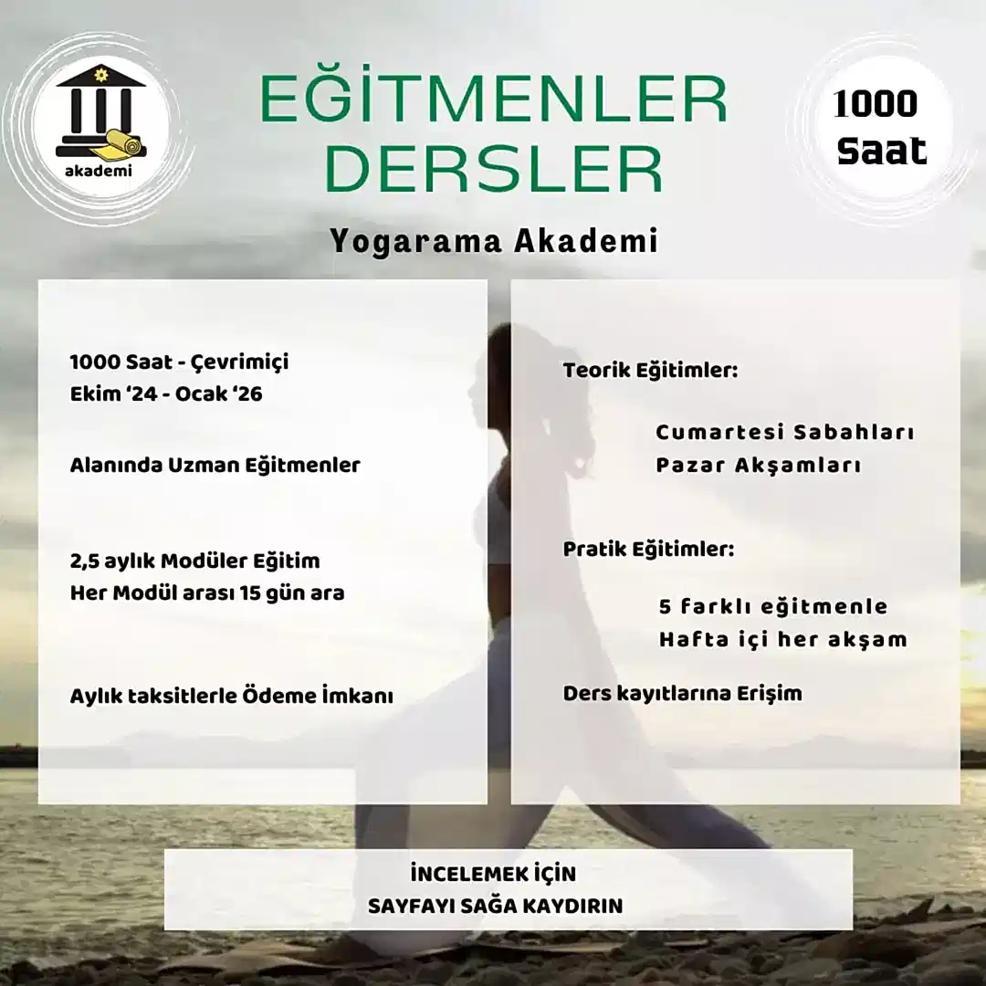 Yogarama 1000 Saatlik 2024-2026 Online Yoga Uzmanlık Eğitimi
